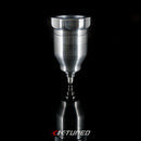K-Tuned CMC Remote Mount Reservoir W/ Barb Hose End Fitting - KTD-CMC-RHE
