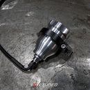 K-Tuned CMC Remote Mount Reservoir W/ Barb Hose End Fitting - KTD-CMC-RHE