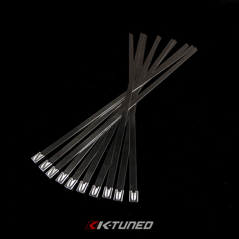 K-Tuned Stainless Steel Cable Ties - 350mm Length - units - KTD-HTW-T35
