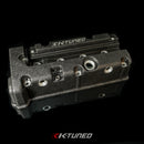 K-Tuned Vented Valve Cover - Wrinkle Black - KTD-KVC-B25