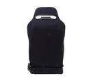 NRG Type-R Cloth Sport Seat Black w/ Red Stitch w/ logo - RSC-200L/R