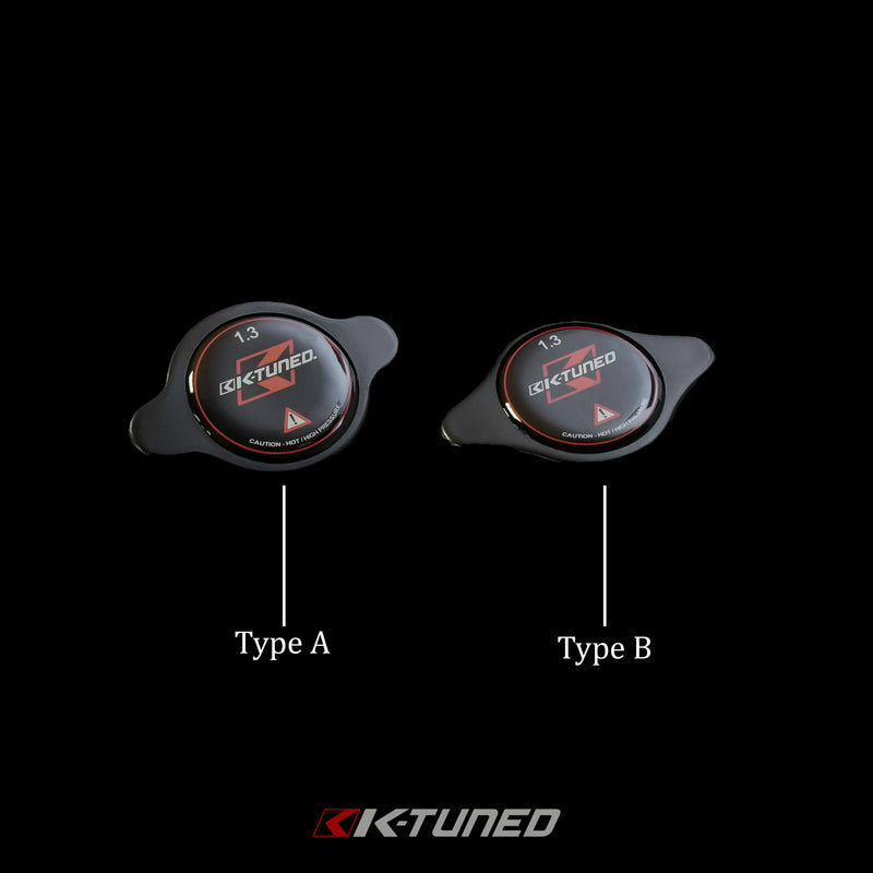K-Tuned High-Pressure Radiator Cap - Type A (EF / Aftermarket Style) - Black - KTD-RC2-13A