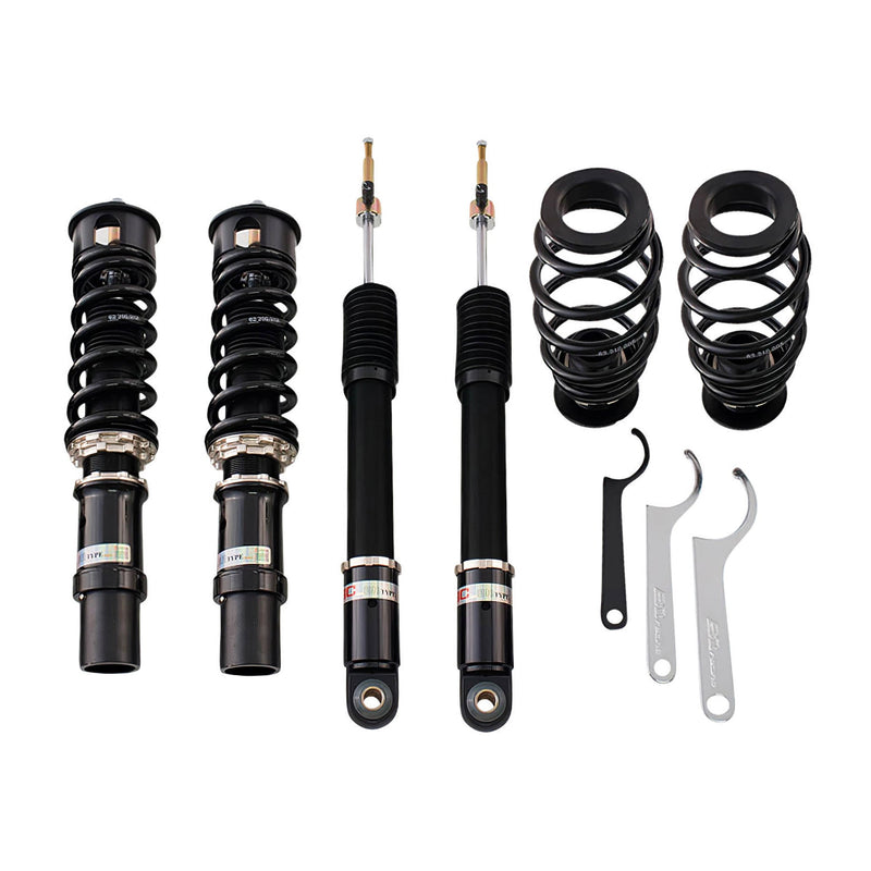 BC Racing Coilovers BR Series - 09-16 Audi A4/Audi S4 FWD/AWD B8/8K, 09-17 A5/S5 FWD/AWD 8T/8.5T - S-07-BR