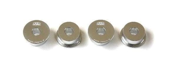 Blox Racing Honda S2000 Steering Rack Rigid Bushing Kit - Silver - BXSS-20614-SI
