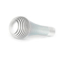 NRG Heat Sink Bubble Head Shift Knob Short Silver - SK-701SL