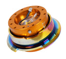 NRG Quick Release 2.8 - Rose Gold Body/ Neo Chrome Ring - SRK-280RG-MC