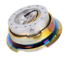 NRG Quick Release 2.8 - Silver Body/NeoChrome Ring - SRK-280SL-MC