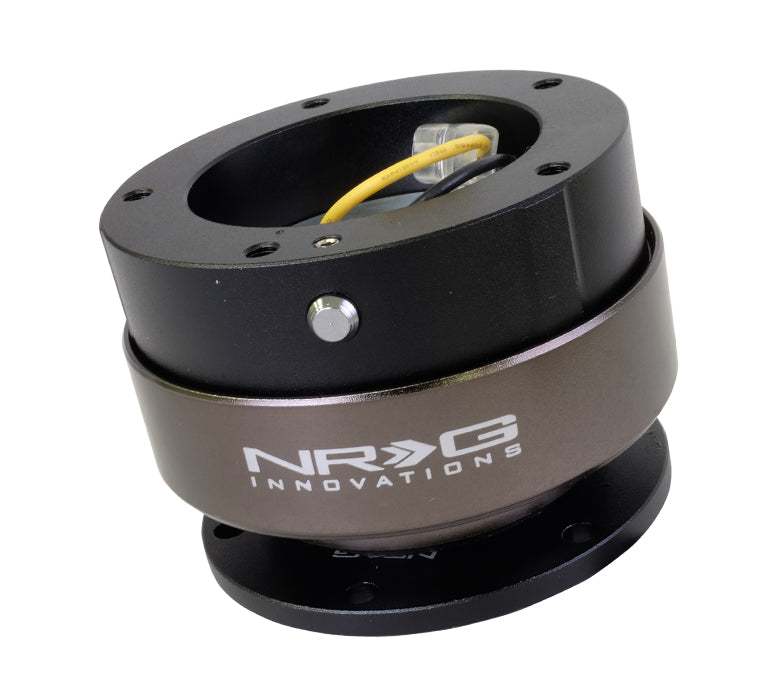 NRG Quick Release 2.0 - Black Body/Titanium Chrome Ring (5 hole base, 5 hole top) - SRK-300BK
