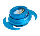 NRG Quick Release 3.0 - Blue Body/Blue Ring w/Handles - SRK-650BL