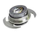 NRG Quick Release 3.0 - Gun Metal Body/Gun Metal Ring w/ Handles - SRK-650GM