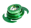 NRG Quick Release 3.0 - Green Body/Green Ring w/ Handles - SRK-650GN