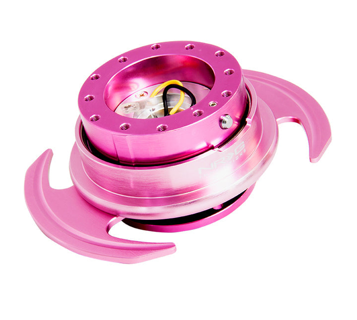 NRG Quick Release 3.0 - Pink Body/Pink Ring w/Handles - SRK-650PK