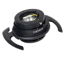NRG Quick Release 4.0 - Black Body / Black Ring w/ Handles - SRK-700BK