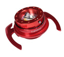 NRG Quick Release 4.0 - Red Body / Red Ring w/ Handles - SRK-700RD