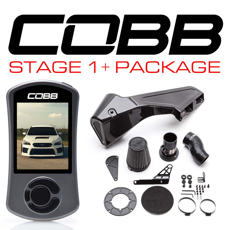 Cobb Tuning  Subaru Stage 1+ Redline Carbon Fiber Power Package STI 2015-2021, Type RA 2018 - SUB0040S1P-RED