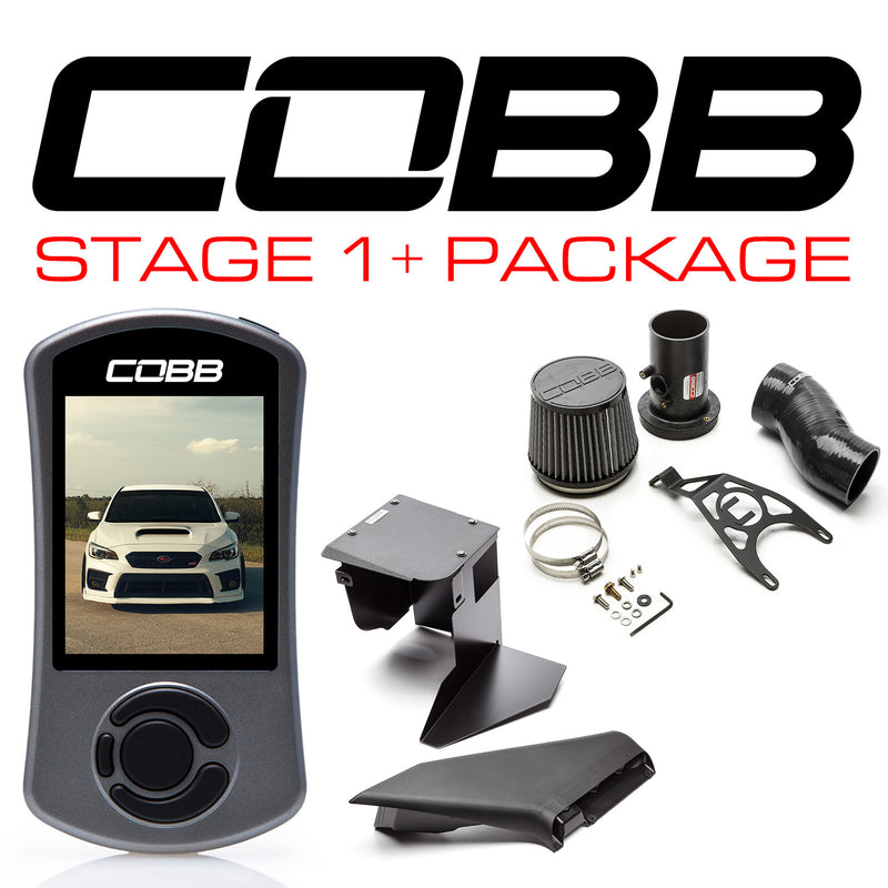 Cobb Tuning  Subaru Stage 1+ Power Package (Black) STI 2019-2021, Type RA 2018 - SUB0040S1P