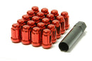 Muteki Spline Lug Nuts Closed End - Red