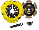 ACT Sport/Race Sprung 6 Pad Kit - 00-05 Toyota Celica GT GTS, 93-13 Corolla, Matrix, MR2 Spyder - 212mm - TC2-SPG6