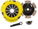 ACT Sport/Race Rigid 6 Pad Kit - 00-05 Toyota Celica GT GTS, 93-13 Corolla, Matrix, MR2 Spyder - 212mm - TC2-SPR6