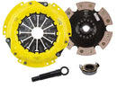 ACT XT/Race Rigid 6 Pad Kit - 00-05 Toyota Celica GT GTS, 93-13 Corolla, Matrix, MR2 Spyder - 212mm - TC2-XTR6