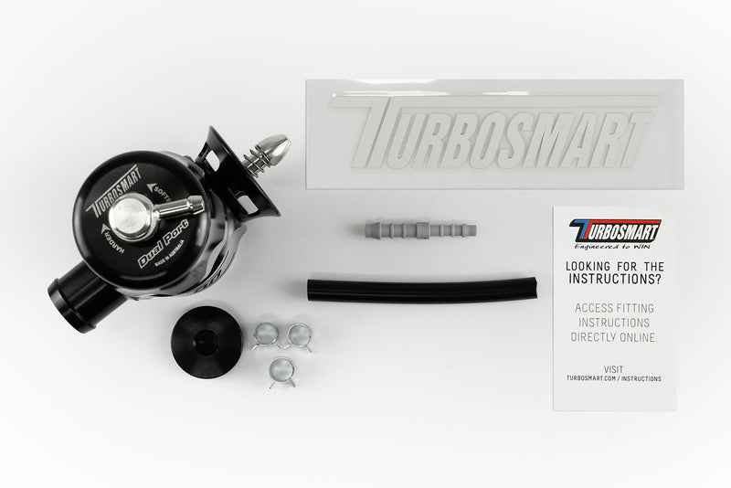 Turbosmart BOV Smart Port Black - 2015+ Subaru WRX FA20 - TS-0215-1018
