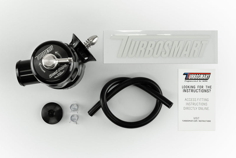 Turbosmart BOV Smart Port Dual Port Mitsubishi EVO 4-10 - Black - TS-0215-1023