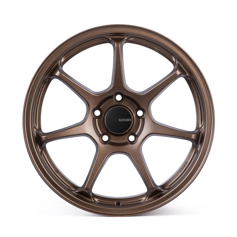 Enkei TS-7 18x8.5 5x114.3 38mm Offset 72.6mm Bore Matte Bronze Wheel - 535-885-6538ZP