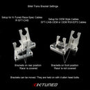 K-Tuned Shifter Cables - Race Spec Shifter Cables (w/ Billet Trans Bracket) - R-SFT-CAB