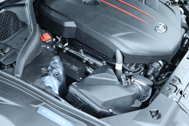 Verus Engineering Turbo Heat Shield, Black Cerakote - 2020 Toyota Supra (2-Port) - A0217A-B