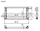 Koyo Radiator - 13+ Scion FR-S / 13+ Subaru BRZ 2.0L / 22+ GR86, BRZ 2.4 H4 (MT/AT) - VH012664N