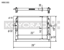 Koyo Radiator - 06-13 Mazda MX-5 Miata (MT) - VH061885