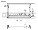 Koyo Radiator - 16-21 Honda Civic 1.5L (Exc Type R) - VH083283