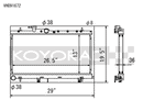 Koyo Radiator - 03-07 Subaru Impreza WRX/STI (MT / w/ Filler Neck) - VH091672