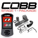 Cobb Tuning  Stage 1 + Redline Carbon Fiber Power Package with DSG / S Tronic Flashing for Volkswagen  (Mk7 / Mk7.5) Golf R, Audi S3 (8V) - VLK003001P-DSG-RED