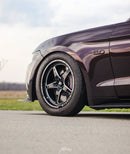VMS Wheels Star 18x5 5x114.3 -12 Offset Black Milling Finish - VWST014