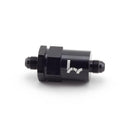 Hybrid Racing Black Inline Fuel Filter -6AN to -6AN (Universal) - HYB-FIL-00-04