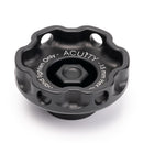 Acuity Instruments Podium Oil Cap - Satin Black - Honda Acura - 1927-BLK