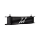 Mishimoto Universal 10-Row Oil Cooler, -6AN, Black - MMOC-10-6BK