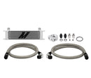 Mishimoto Universal 10 Row Oil Cooler Kit Silver - MMOC-U