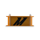 Mishimoto Universal 16-Row Oil Cooler, Gold - MMOC-16GD