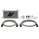 Mishimoto Universal Oil Cooler Kit, 19 Row Silver - MMOC-UL