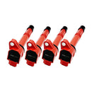 Blox Honda K-Series Coil Pack Set of 4  - Red - BXIC-00005-4-RD