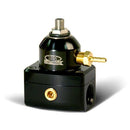 Blox Racing 2-Port Design Black/Black Adjustable Fuel Pressure Regulator - BXFU-00410-BKB