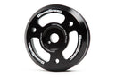 Grimmspeed Lightweight Crank Pulley BLACK - Subaru FA/FB Engines [Equipped w/1-Piece OEM Pulley] - 095023
