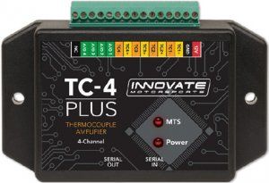 Innovate Motorsports TC-4 PLUS: Thermocouple Amplifier for MTS, 4-Channel w/Analog Outputs - 3915