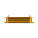 Mishimoto Universal 10-Row Oil Cooler, -6AN, Gold - MMOC-10-6GD