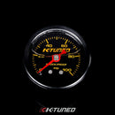 K-Tuned Fuel Pressure Gauge - Liquid Filled (0-100 psi) - KFR-FPG-B55