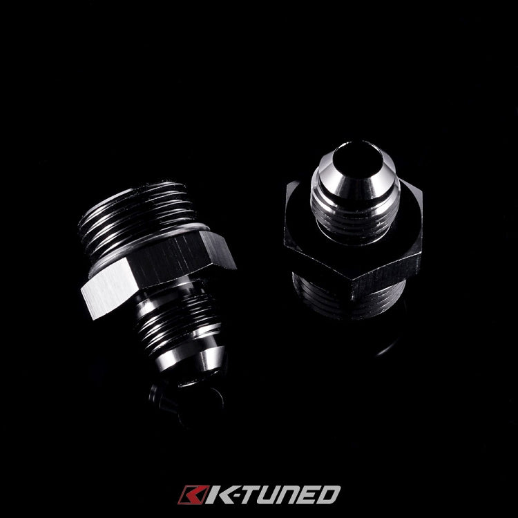 K-Tuned High-Flow Fuel Rail Fitting (2 x 6AN to 8OR Fittings) - KR-FRF-303
