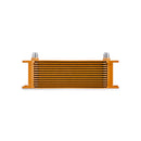 Mishimoto Universal 13-Row Oil Cooler, Gold - MMOC-13GD