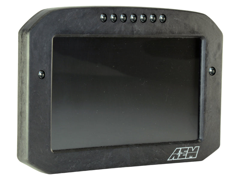 AEM CD-7G Carbon Flush Digital Dash Display w/ Internal 20Hz GPS & Antenna - 30-5702F